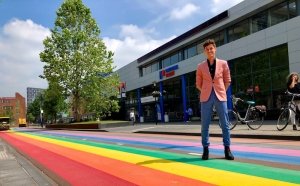 pista ciclabile arcobaleno