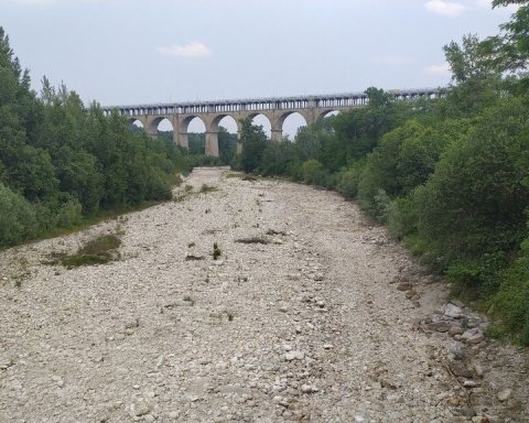 siccità in piemonte fiume Stura cuneo