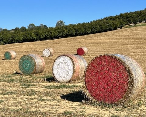 balle di fieno uncinetto langhe