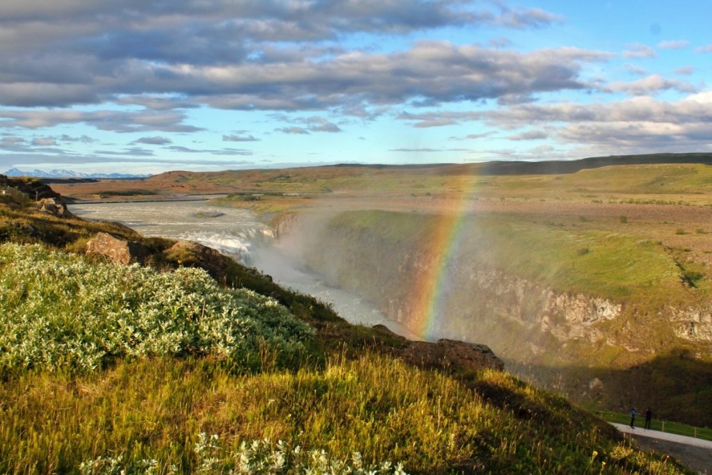 Cascate di Gullfoss Circolo d'Oro Islanda