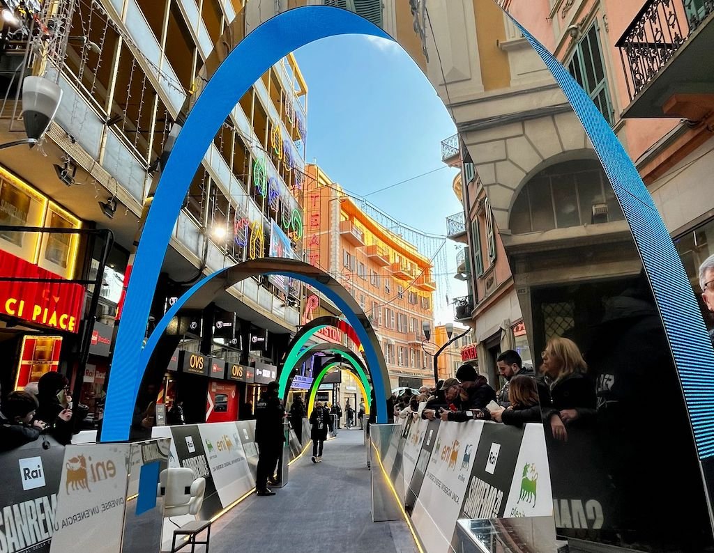 green carpet sanremo 2025