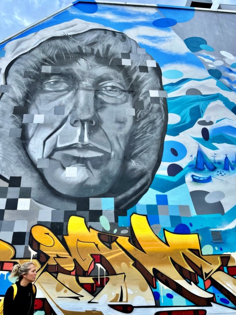 Roald Amundsen murales Tromso