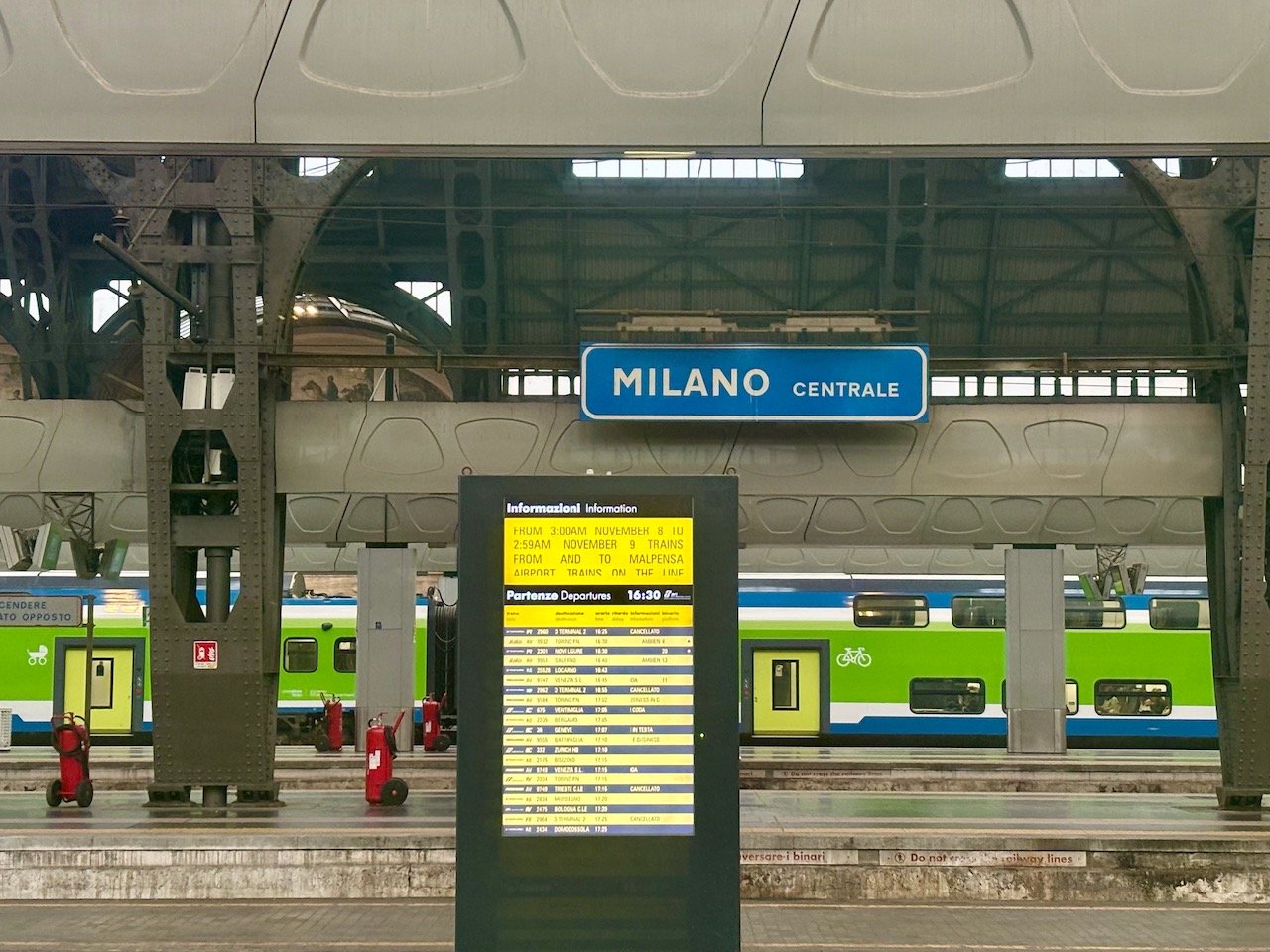 trasporto ferroviario sostenibile in Europa