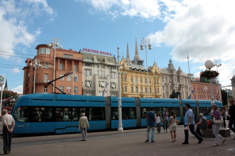 I tram che solcano Zagabria