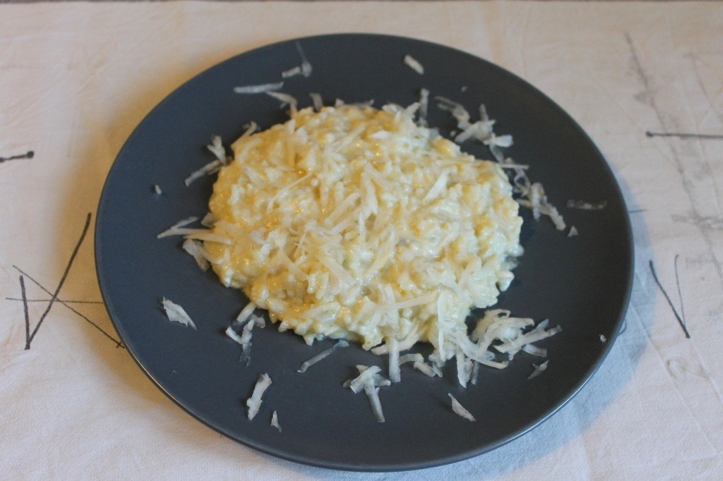 Risotto topinambur e gorgonzola