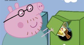 peppa pig riciclo