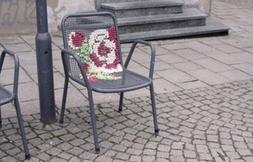 Urban Cross Stitch: sedia